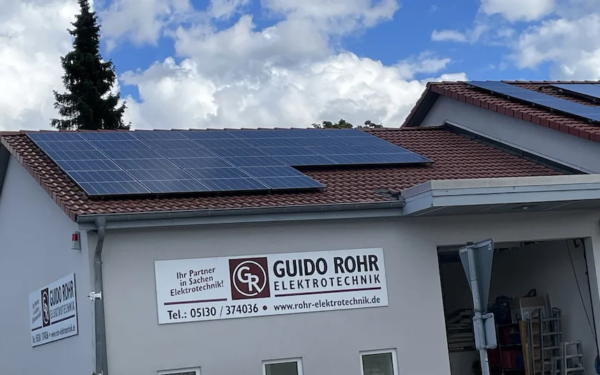 PV-Anlage Guido Rohr Elektrotechnik in Wedemark